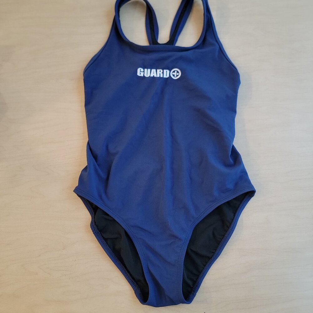 Lifeguard Navy Blue One Piece Swimsuit
